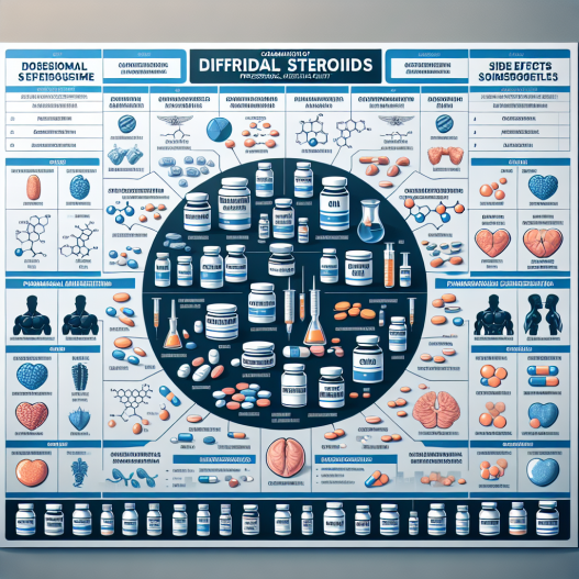 otros esteroides orales: comparativa directa