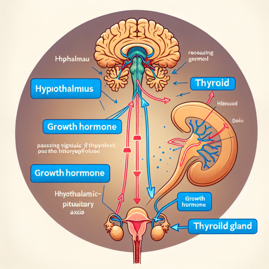 Cómo afecta Hormona del crecimiento al eje HPTA