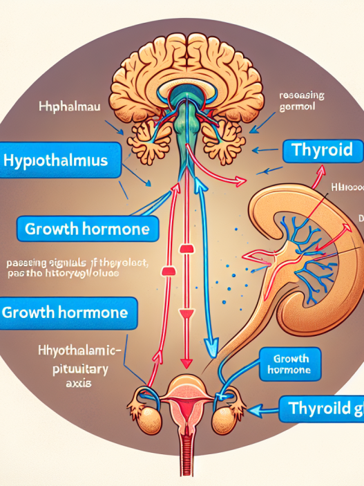 Cómo afecta Hormona del crecimiento al eje HPTA