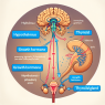 Cómo afecta Hormona del crecimiento al eje HPTA