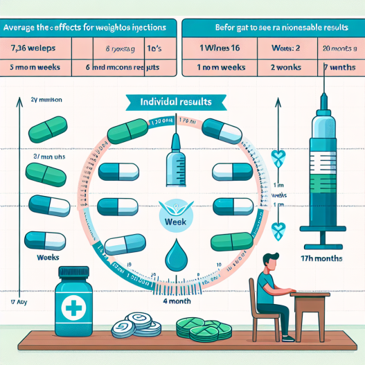 Cuánto tiempo tarda en notarse el efecto de Inyecciones y pastillas para adelgazar