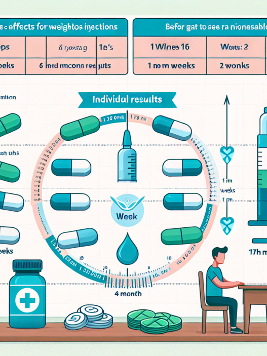 Cuánto tiempo tarda en notarse el efecto de Inyecciones y pastillas para adelgazar