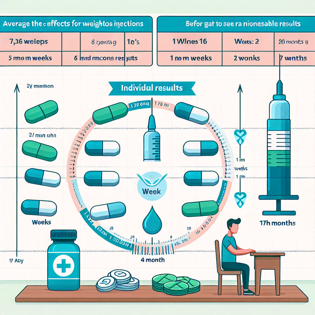 Cuánto tiempo tarda en notarse el efecto de Inyecciones y pastillas para adelgazar