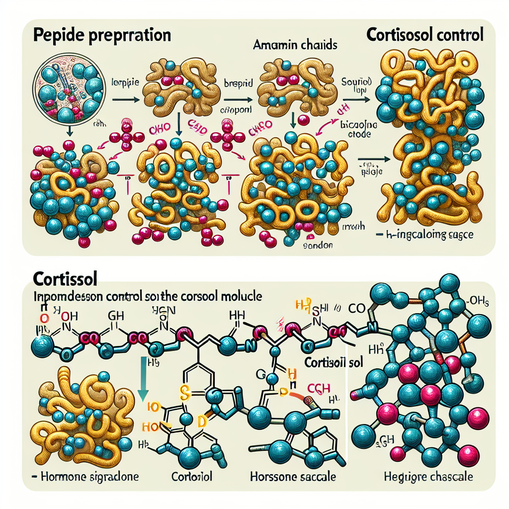 Preparados de péptidos y control de cortisol
