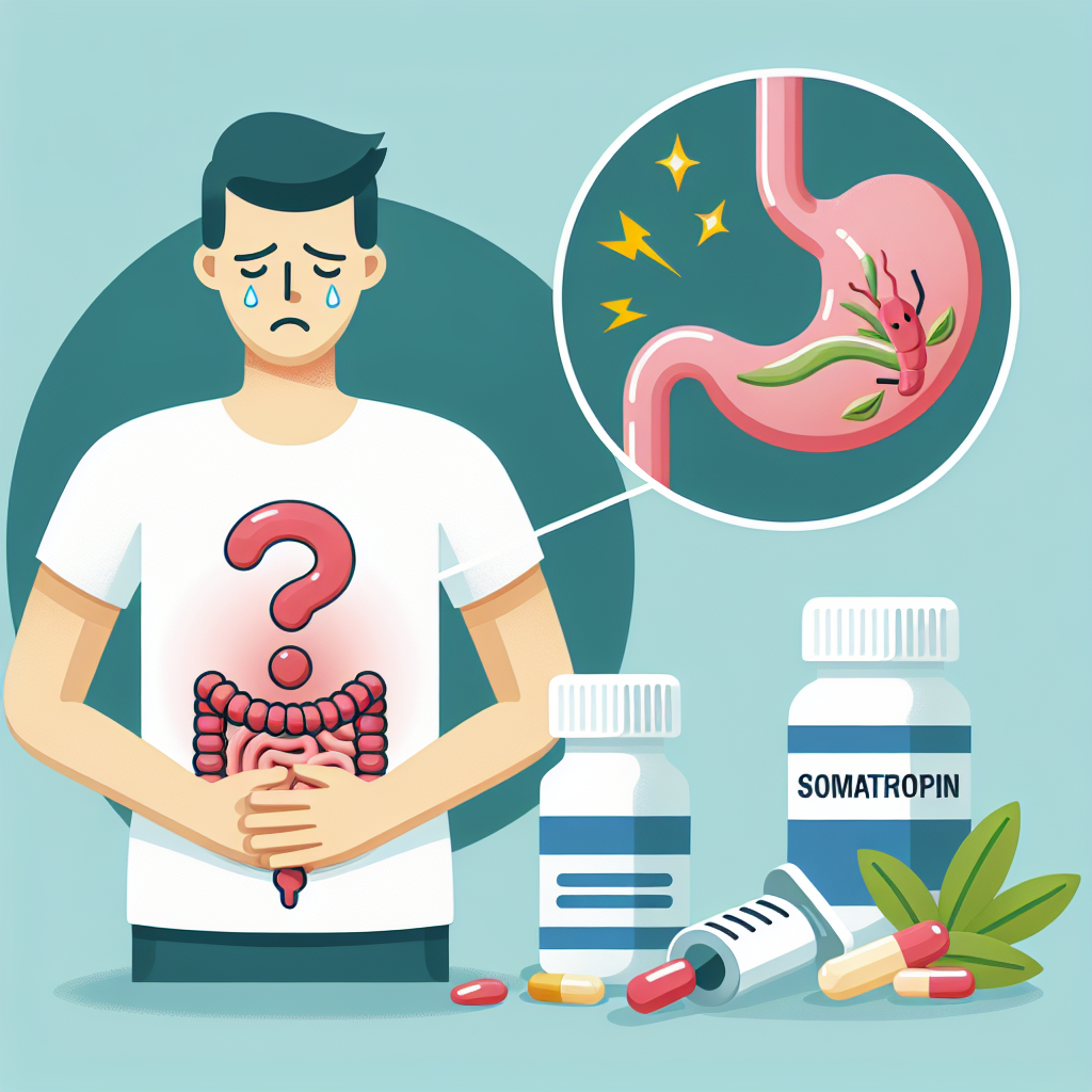 ¿Qué hacer si Somatropina causa molestias gástricas?