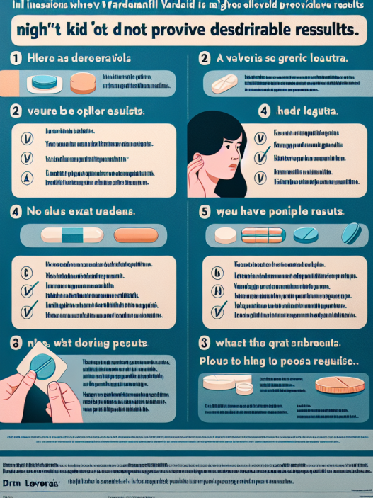 Casos donde Vardenafil (Levitra Generic) no da resultados