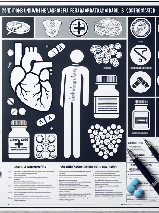 Casos en los que Vardenafil (Levitra Generic) está contraindicado