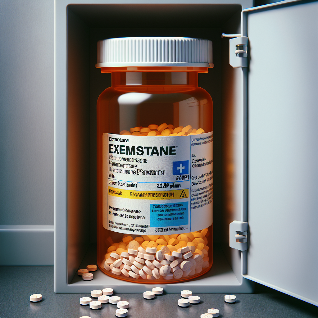 Cómo almacenar correctamente Exemestane