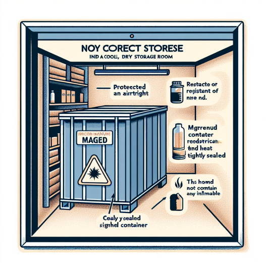 Cómo almacenar correctamente Magnesium
