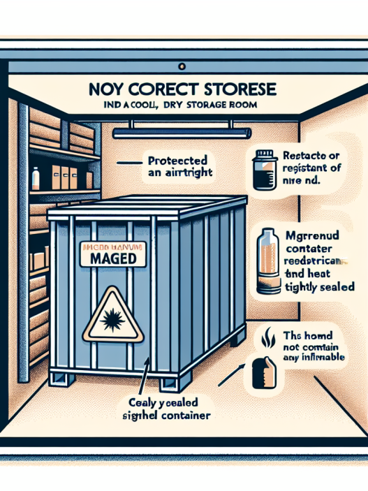 Cómo almacenar correctamente Magnesium