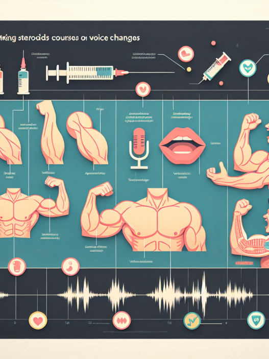 Cursos de esteroides y cambios en la voz