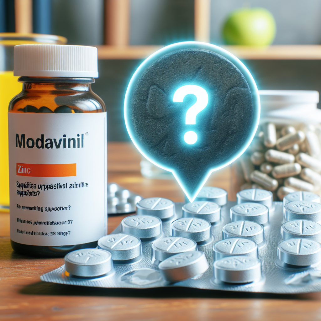 Modafinil (Provigil) y suplementación con zinc: ¿complementarios?
