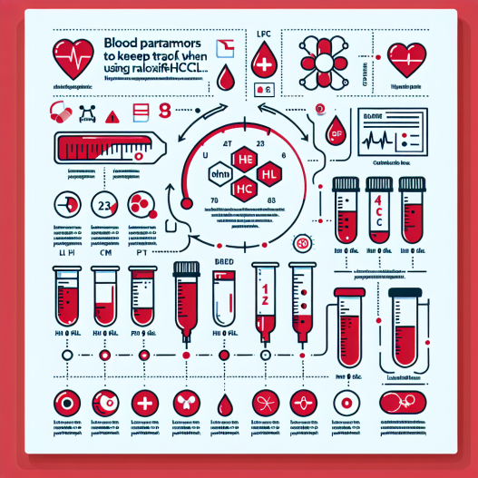 Qué parámetros vigilar en sangre al usar Raloxifen-HCl