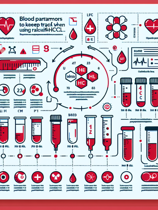 Qué parámetros vigilar en sangre al usar Raloxifen-HCl
