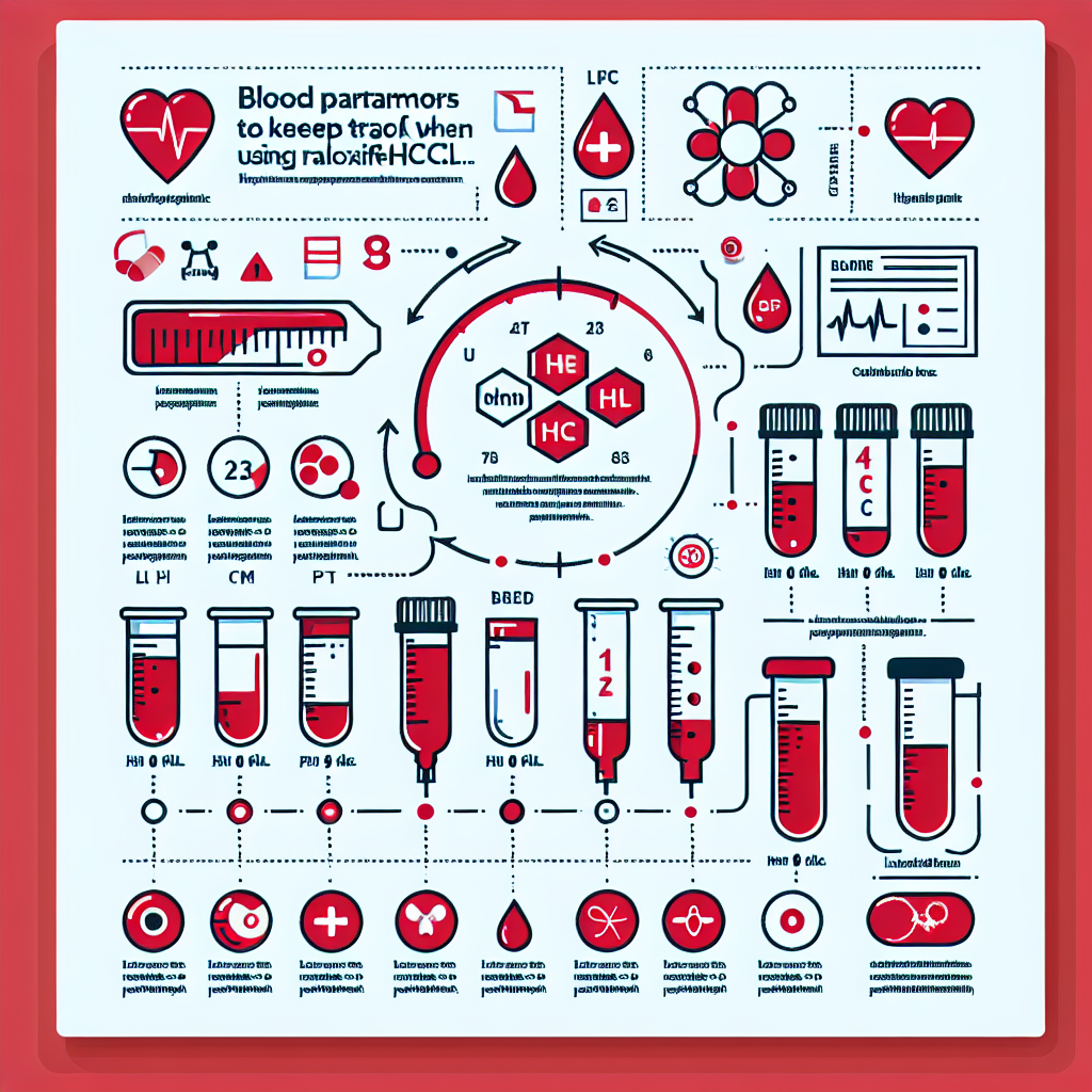 Qué parámetros vigilar en sangre al usar Raloxifen-HCl