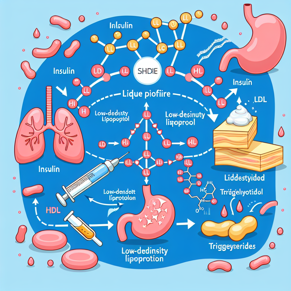 Cómo afecta Insulina al perfil lipídico