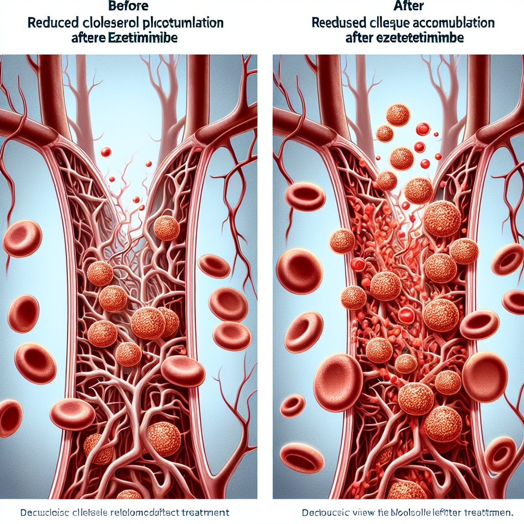 Cómo cambia la vascularización con Ezetimiba