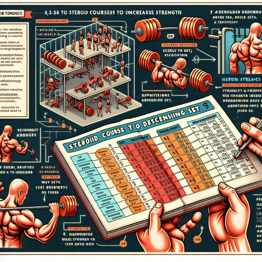 Cómo combinar Cursos de esteroides para aumentar la fuerza con series descendentes