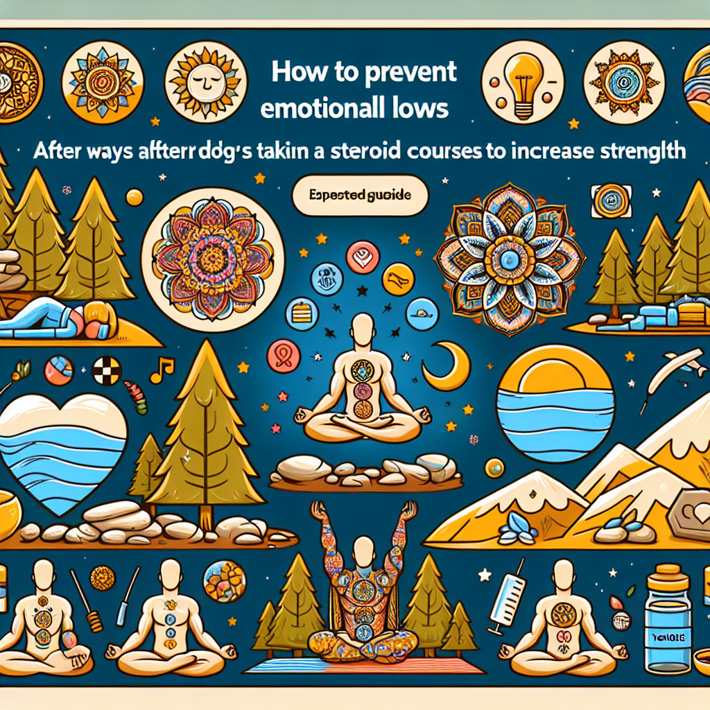 Cómo evitar el bajón emocional post-Cursos de esteroides para aumentar la fuerza