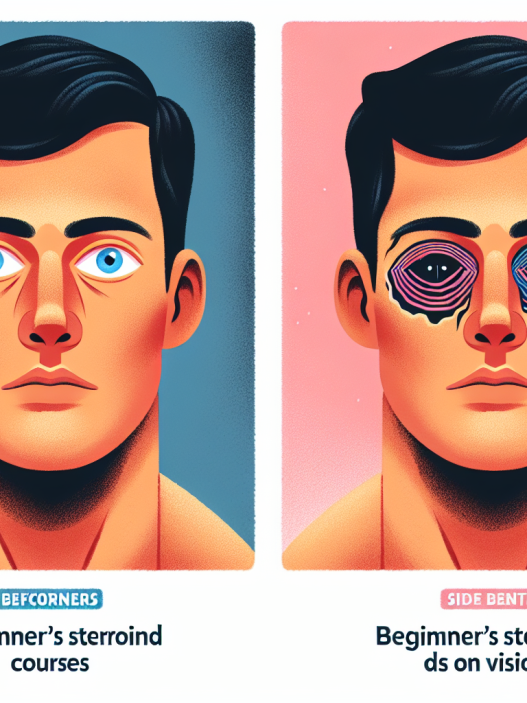 ¿Cursos de esteroides para principiantes puede influir en la visión?