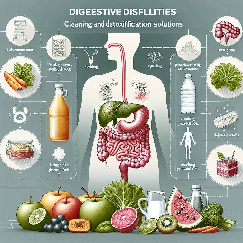 Dificultades digestivas con Limpieza y desintoxicación: soluciones