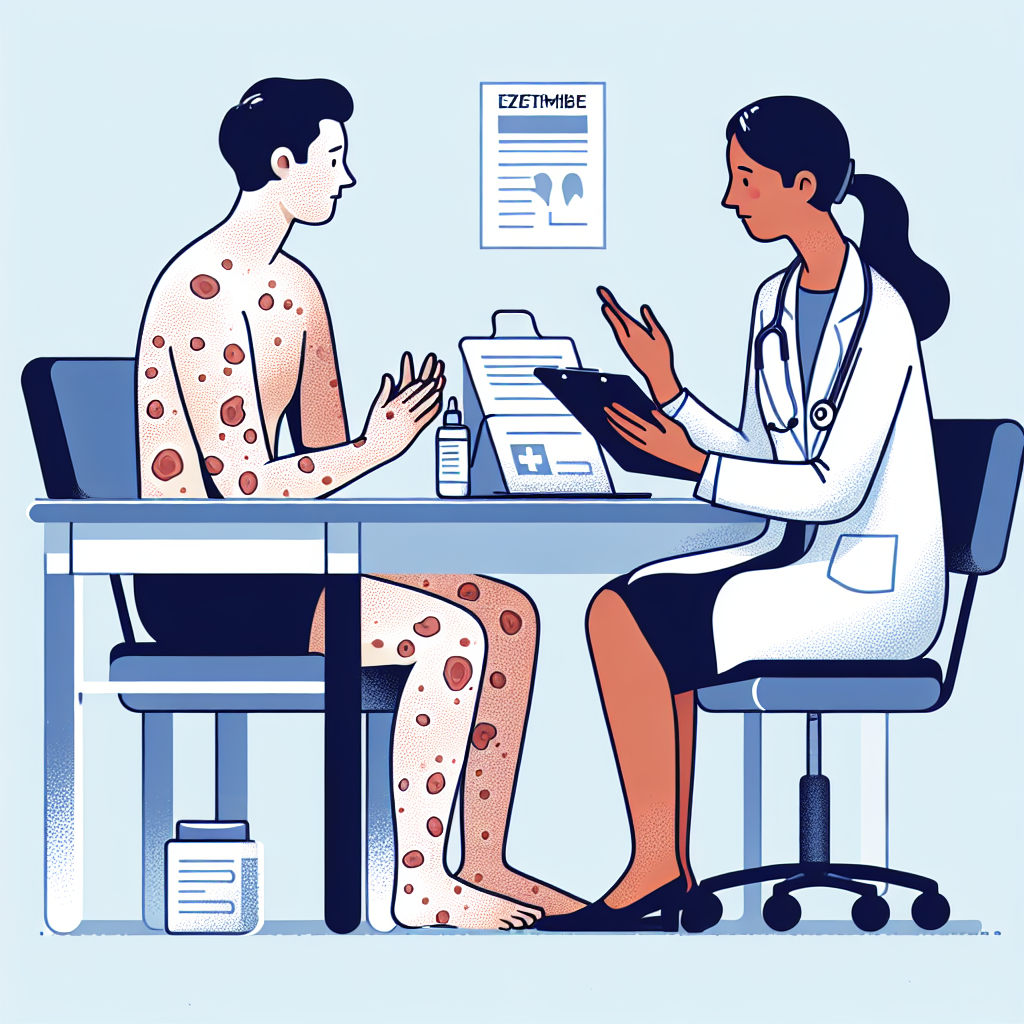 Qué hacer si Ezetimiba produce cambios en la piel